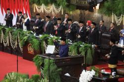 Pidato Menggebu-gebu Presiden Prabowo Subianto  usai Dilantik