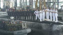 Upacara Sertijab Komandan Kapal Selam KRI Cakra-401, Prajurit Kopaska Dikerahkan<