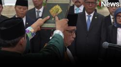 Presiden Prabowo Saksikan Pengucapan Sumpah Sunarto Sebagai Ketua Mahkamah Agung