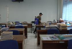 Suasana SMPN 8 Tangsel Lockdown Gegara Wabah Cacar Air