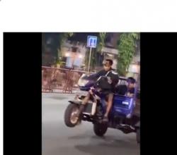 Viral Buat Konten Freestyle Kendarai Motor Roda 3, Pelaku di Mojokerto Diamankan<