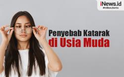 Infografis 4 Penyebab Katarak di Usia Muda