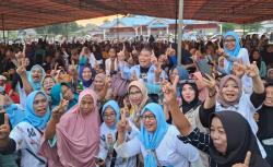 Ahmad Ali-Abdul Karim Kampanye di Pagimana, Masyarakat Sambut Antusias