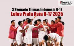 Infografis 3 Skenario Timnas Indonesia U-17 Lolos Piala Asia U-17 2025