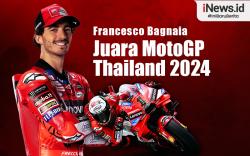 Infografis Francesco Bagnaia Juara MotoGP Thailand 2024