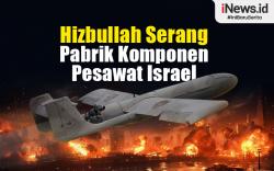 Infografis Drone Hizbullah Hantam Pabrik Komponen Pesawat Israel