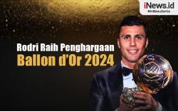 Infografis Rodri Resmi Raih Penghargaan Ballon d’Or 2024
