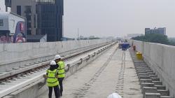 Proyek LRT Jakarta Fase 1B Tembus 54,13 Persen, Ditargetkan Beroperasi 2026