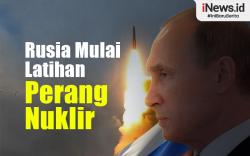 Infografis Rusia Mulai Latihan Perang Nuklir, Dipantau Langsung Presiden Putin