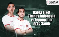 Infografis Harga Tiket Timnas Indonesia vs Jepang dan Arab Saudi