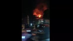 Kebakaran di Markas Polda Gorontalo, Kobaran Api Membubung Tinggi di Lantai 3<