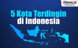 Infografis Deretan 5 Kota Terdingin di Indonesia