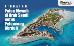Infografis Sindalah, Pulau Mewah di Arab Saudi untuk Pelancong Berduit