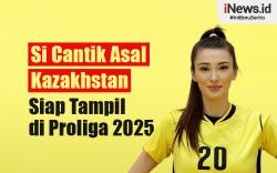 Infografis Si Cantik Asal Kazakhstan, Sabina Altynbekova Siap Tampil di Proliga 2025