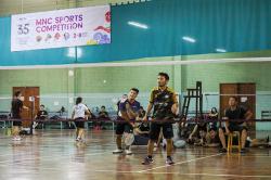 Keseruan Turnamen Bulu Tangkis MNC Sports Competition 2024
