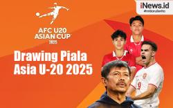 Infografis Drawing Piala Asia U-20 2025: Indonesia Masuk Grup Neraka