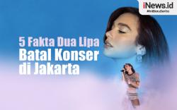 Infografis 5 Fakta Dua Lipa Batal Konser di Jakarta