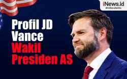 Infografis Profil JD Vance Wakil Presiden AS