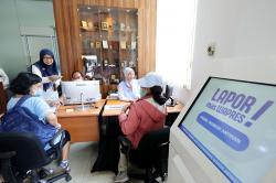 Suasana Posko Lapor Mas Wapres di Istana Wakil Presiden