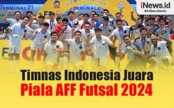 Infografis Timnas Futsal Indonesia Juara Piala AFF Futsal 2024