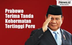 Infografis Prabowo Terima Tanda Kehormatan Tertinggi dari Peru