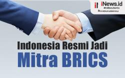 Infografis Indonesia Resmi Menjadi Mitra BRICS