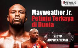 Infografis Floyd Mayweather Jr. Petinju Terkaya di Dunia, Mike Tyson dan Jake Paul Minggir Dulu