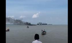 Kapal Angkut CPO Tenggelam usai Terbakar di selat Madura, Begini Nasib 17 ABK<