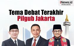 Infografis Tema Debat Terakhir Pilgub Jakarta