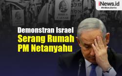 Infografis Demonstran Israel Serang Rumah PM Netanyahu