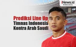 Infografis Prediksi Line Up Timnas Indonesia Kontra Arab Saudi