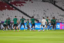 Timnas Arab Saudi Latihan Persiapan Hadapi Timnas Indonesia di GBK  