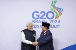 Temui PM Modi, Prabowo Bahas Kesepakatan Impor Beras dari India