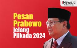 Infografis Pesan Prabowo jelang Pilkada 2024