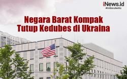 Infografis Takut Serangan Rusia, Negara Barat Tutup Kedubes di Ukraina
