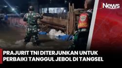 Tanggul Jebol, Banjir Rendam Perumahan Taman Mangu Indah Tangerang