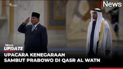 Momen Prabowo Disambut Upacara Kenegaraan di Istana Megah Presiden UEA