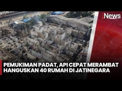 Gas Meledak! 40 Rumah Hangus Terbakar di Jatinegara