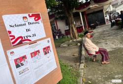 Suasana TPS 31, Lokasi Cagub Jakarta Dharma Pongrekun Nyoblos