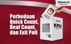 Infografis Perbedaan Quick Count, Real Count, dan Exit Poll dalam Pilkada 2024