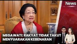  Megawati Minta Rakyat Tidak Takut Menyuarakan Kebenaran