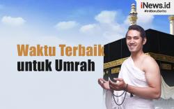 Infografis Waktu Terbaik untuk Umrah Berdasarkan Rekomendasi Otoritas Saudi