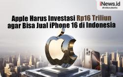 Infografis Apple Harus Investasi Rp16 Triliun agar Bisa Jual iPhone 16 di Indonesia
