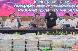 Tumpukan Barang Bukti Narkoba Senilai Rp2,88 Triliun