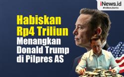 Infografis Elon Musk Habiskan Rp4 Triliun untuk Menangkan Donald Trump di Pilpres AS 