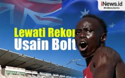 Infografis Remaja 16 Tahun Australia Lewati Rekor Pelari Legendaris Usain Bolt