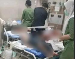 Keji! Pria Bacok 3 Bocah Kakak Adik di Deliserdang hingga Kritis<