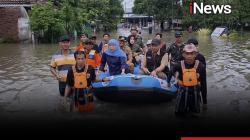 Khofifah Tinjau Banjir di Jombang yang Makin Meluas, Minta Warga Waspadai Potensi Cuaca Ekstrem