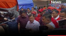 Kunjungi Pengungsi Korban Kebakaran Kemayoran, JK Usul Warga Direlokasi ke Rusun