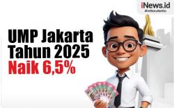 Infografis UMP Jakarta 2025 Rp5.396.761, Naik 6,5 Persen